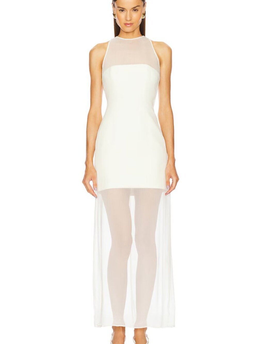 L'Academie Ivory Amiens Maxi Dress, Size M, Like New